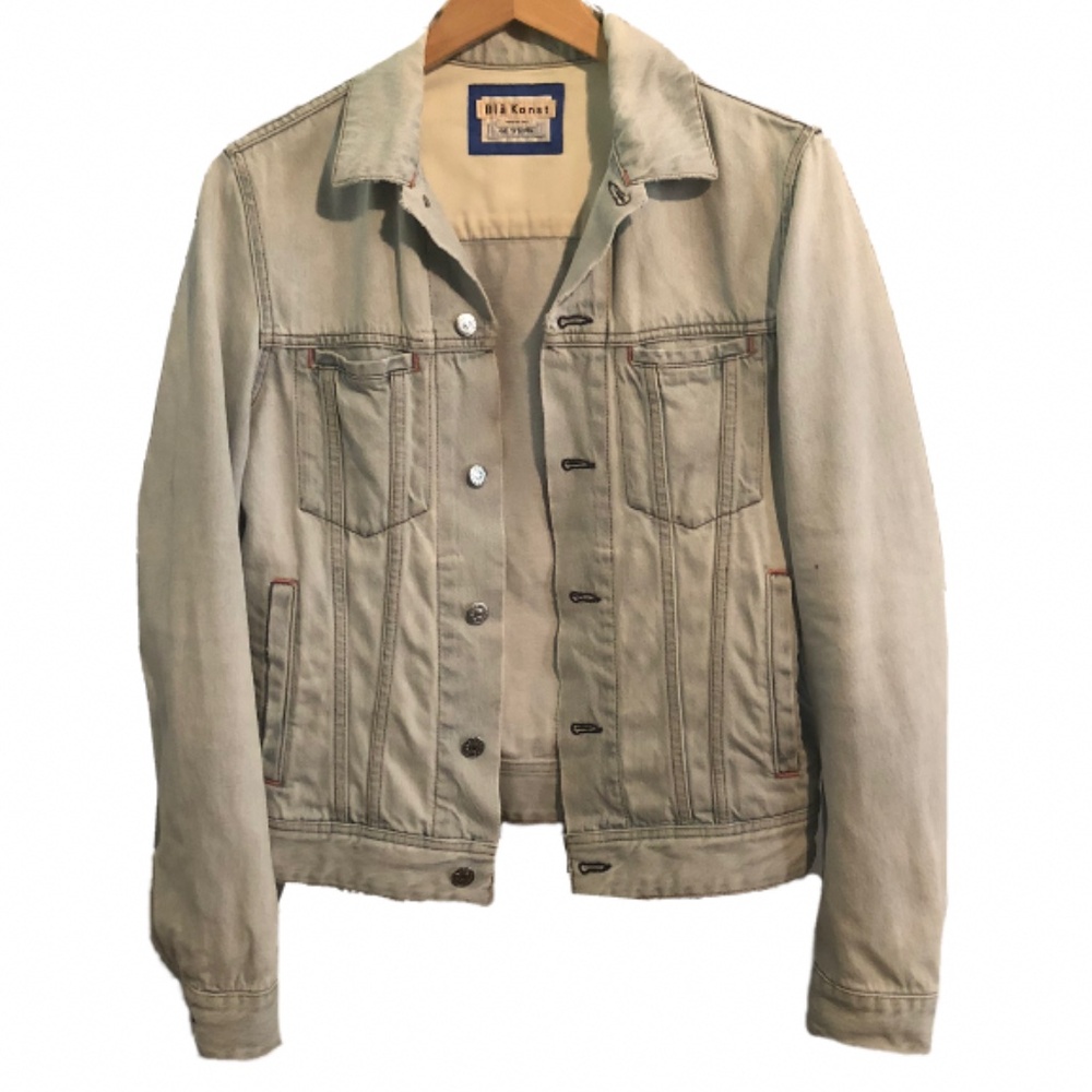 ACNE STUDIOS UNISEX DENIM JEAN JACKET LT WASH ITALY SZ 44 WESTERN CORE